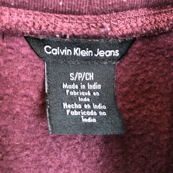 Calvin Klein Cowl Neck Hoodie Sweater Sz S - Picture 4 of 5
